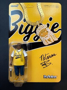 Biggie ReAction Figure in Yellow Jersey UNPUNCHED